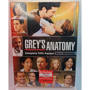 Grey's Anatomy Complete Fifth Season 5 (DVD, 7-Disc Set, Region 1) New Sealed